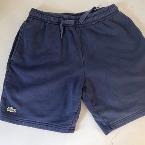 Vintage 90s Lacoste sweatshorts - navy blue - unisex small